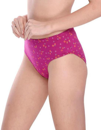 Zopli Hipster Multicolor Cotton Fabric Daily Wearing use Printed Panty /Panties For Women And Girls