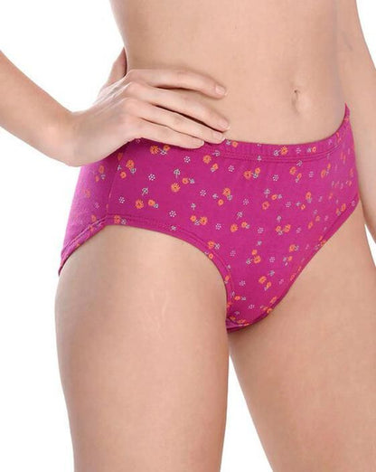 Zopli Hipster Multicolor Cotton Fabric Daily Wearing use Printed Panty /Panties For Women And Girls