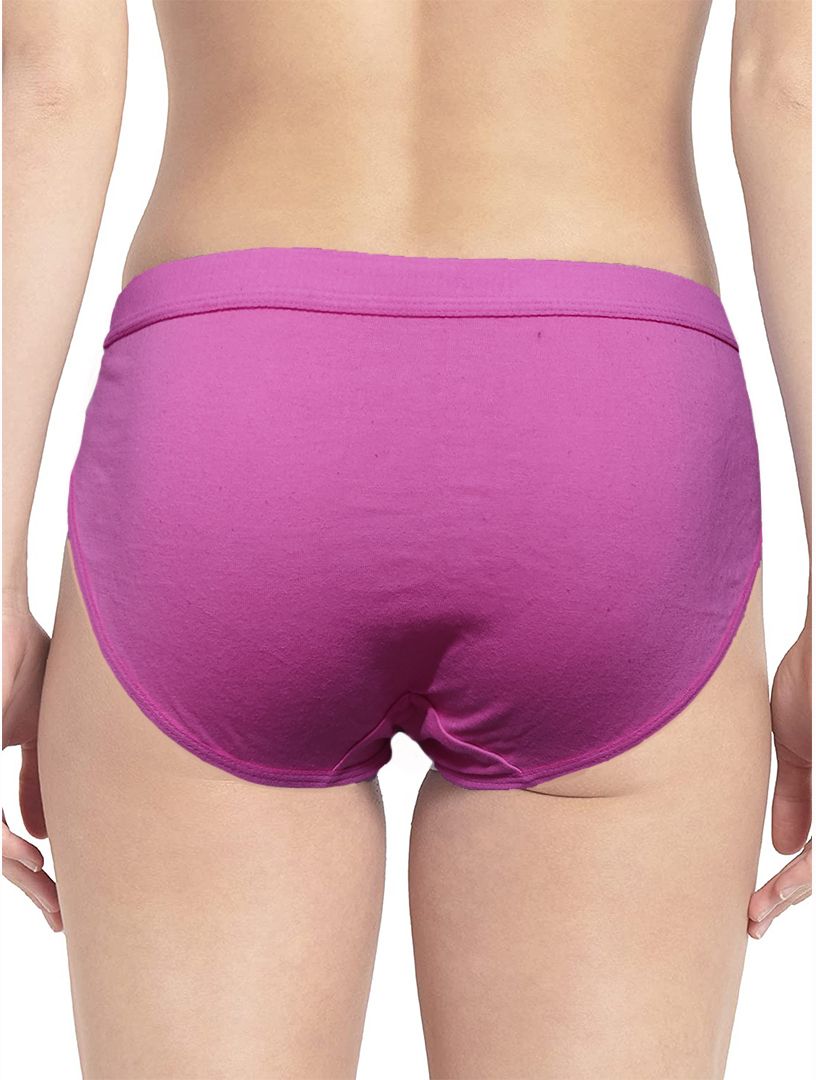 Zopli Hipster Multicolor Cotton Fabric Daily Wearing use Plain Panty /Panties For Women And Girls