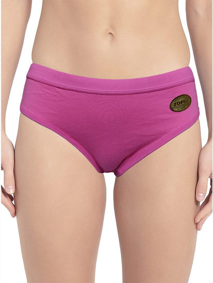 Zopli Hipster Multicolor Cotton Fabric Daily Wearing use Plain Panty /Panties For Women And Girls