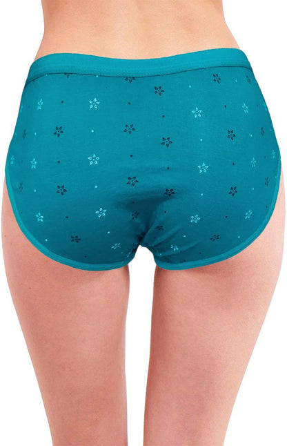 Zopli Hipster Multicolor Cotton Fabric Daily Wearing use Printed Panty /Panties For Women And Girls