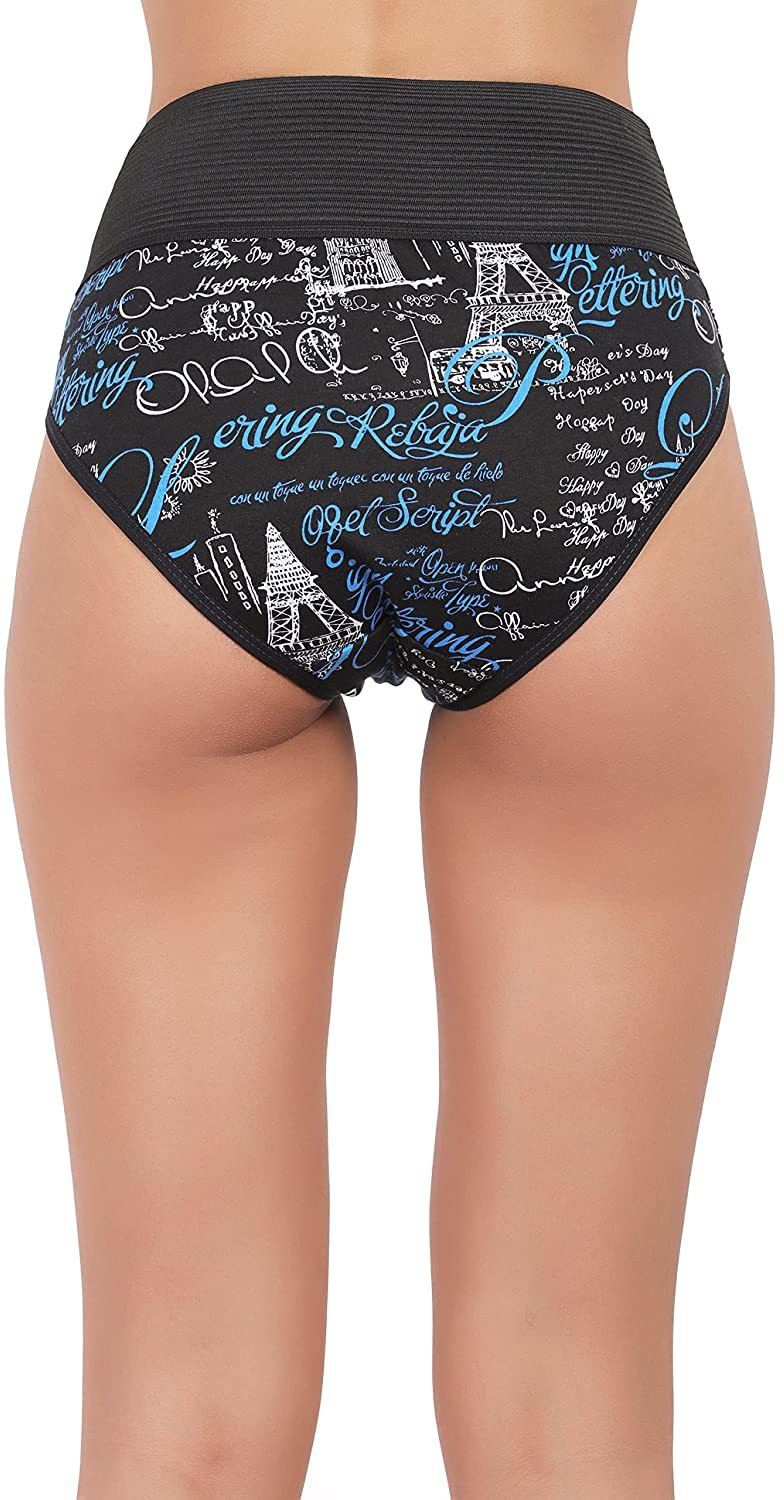 Zopli Hipster Multicolor Cotton Fabric Daily Wearing use Printed Panty /Panties For Women And Girls