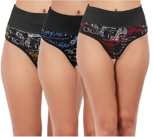 Zopli Hipster Multicolor Cotton Fabric Daily Wearing use Printed Panty /Panties For Women And Girls