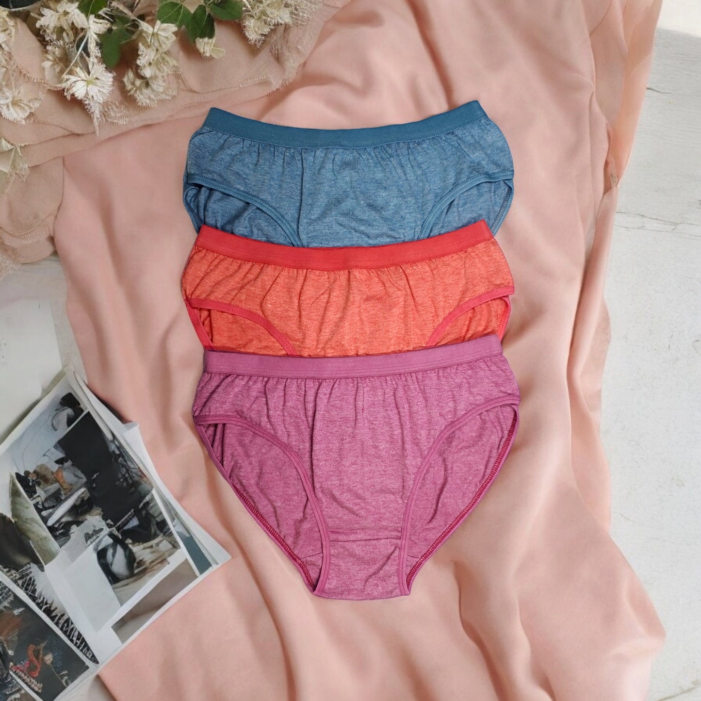 Zopli Hipster Multicolor Cotton Fabric Daily Wearing use Printed Panty /Panties For Women And Girls