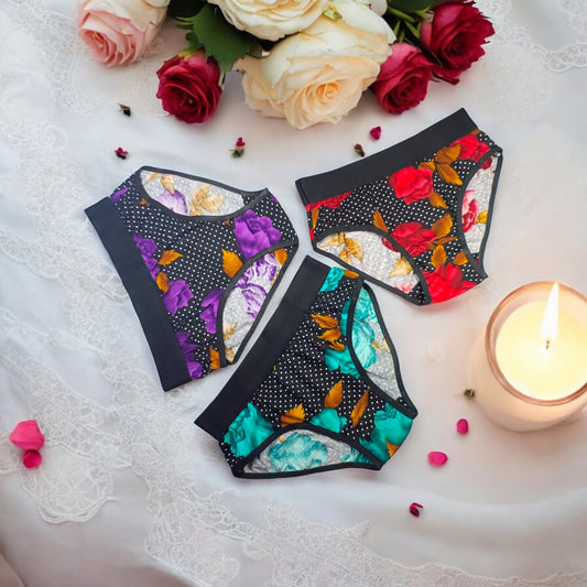 Zopli Hipster Multicolor Cotton Fabric Daily Wearing use Printed Panty /Panties For Women And Girls